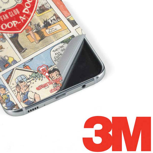 Betty Boop Comic Strip Galaxy S8 Skin