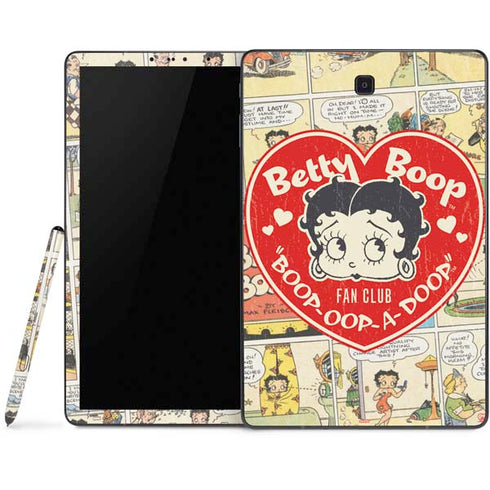 Betty Boop Comic Strip Samsung Galaxy Tab Skin