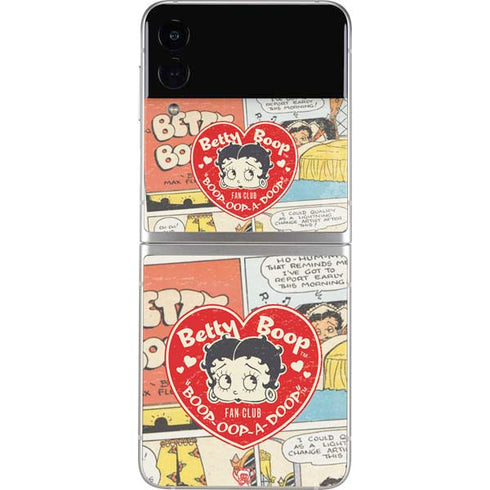 Betty Boop Comic Strip Galaxy Z Flip3 5G Skin