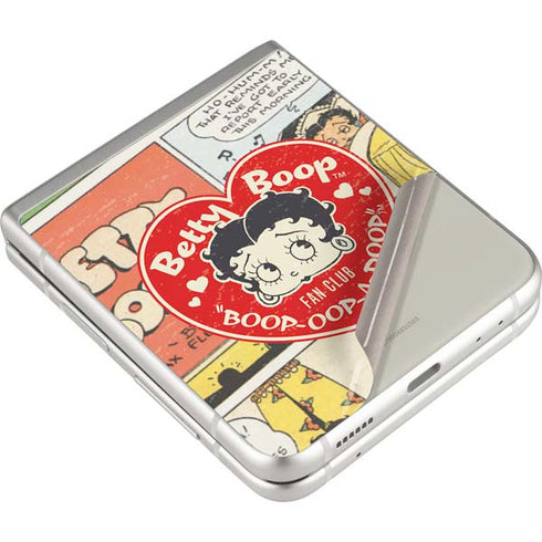 Betty Boop Comic Strip Galaxy Z Flip3 5G Skin