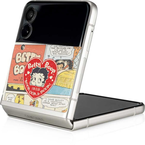 Betty Boop Comic Strip Galaxy Z Flip3 5G Skin