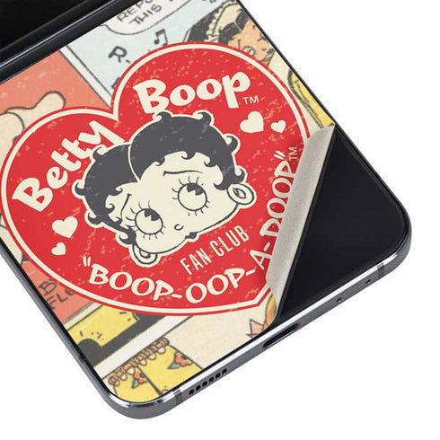 Betty Boop Comic Strip Galaxy Z Flip5 5G Skin