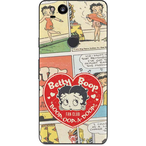Betty Boop Comic Strip Google Pixel 2 Skin