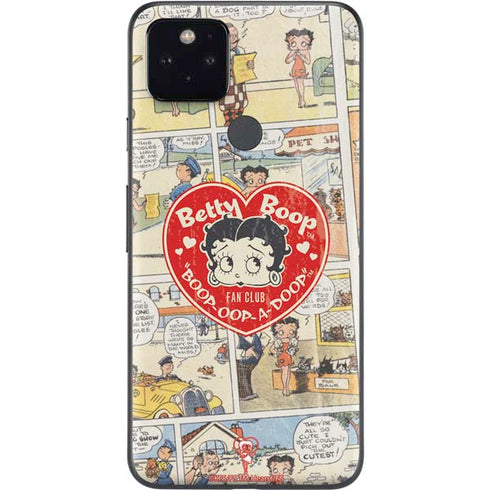 Betty Boop Comic Strip Google Pixel 5 Skin