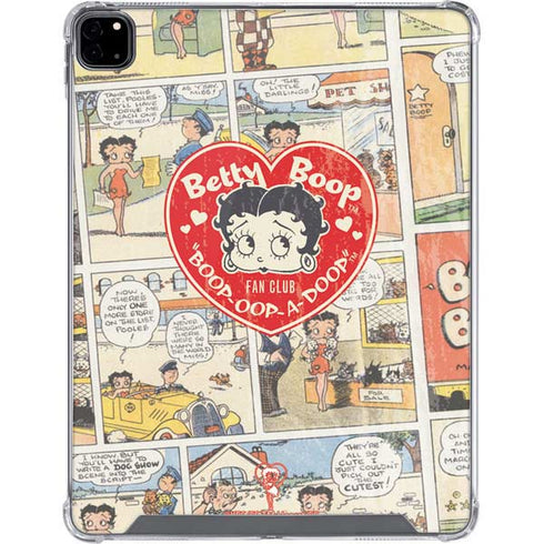 Betty Boop Comic Strip iPad Pro 12.9in (2020) Clear Case