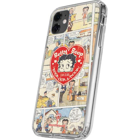Betty Boop Comic Strip iPhone 11 Clear Case