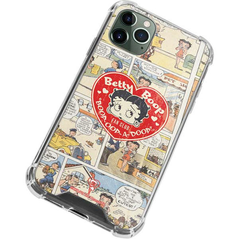 Betty Boop Comic Strip iPhone 11 Pro Max Clear Case