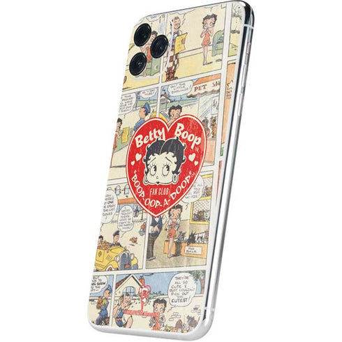 Betty Boop Comic Strip iPhone 11 Pro Max Skin