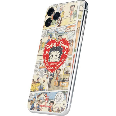 Betty Boop Comic Strip iPhone 11 Pro Skin