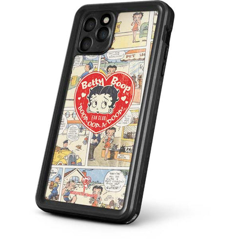 Betty Boop Comic Strip iPhone 11 Pro Waterproof Case