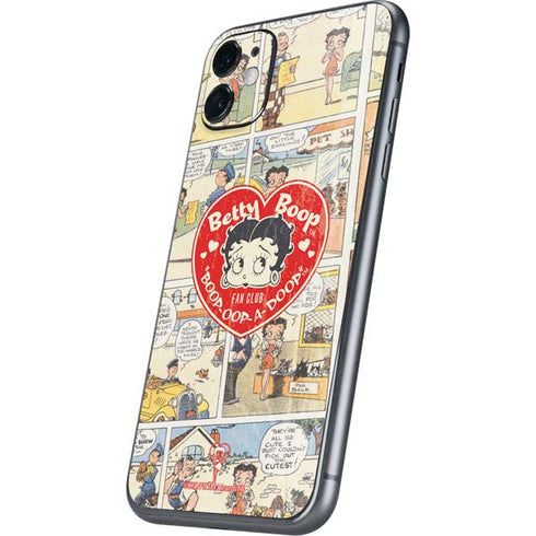 Betty Boop Comic Strip iPhone 11 Skin