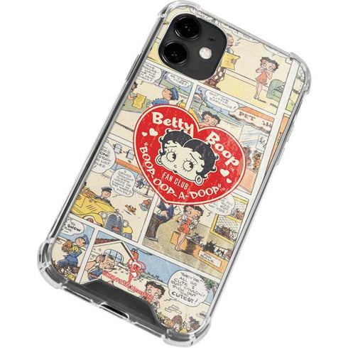 Betty Boop Comic Strip iPhone 12 Clear Case