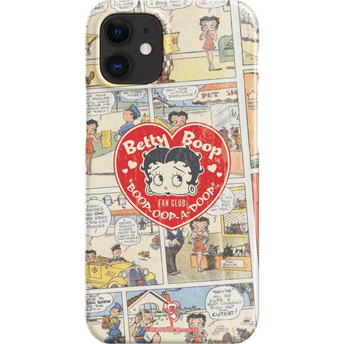 Betty Boop Comic Strip iPhone 12 Mini Lite Case