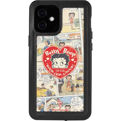 Betty Boop Comic Strip iPhone 12 Mini Waterproof Case