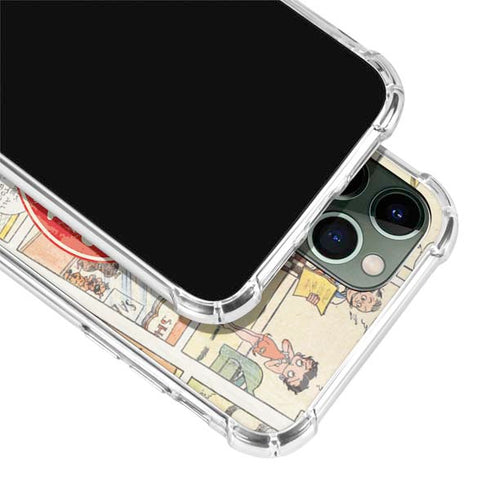 Betty Boop Comic Strip iPhone 12 Pro Clear Case