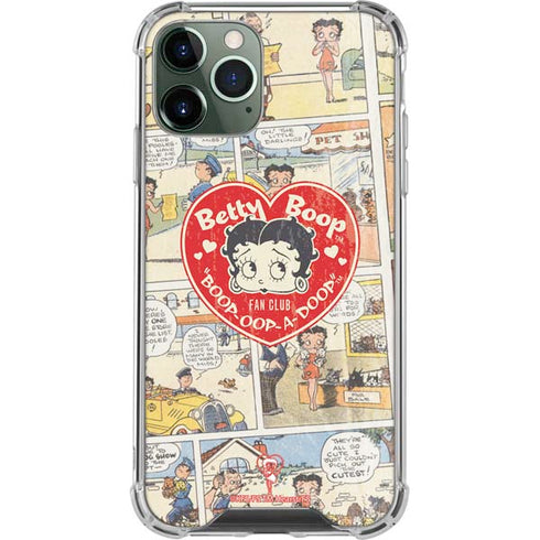 Betty Boop Comic Strip iPhone 12 Pro Max Clear Case