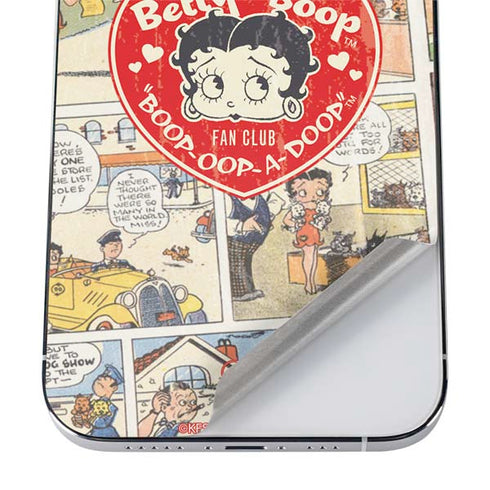 Betty Boop Comic Strip iPhone 12 Pro Skin