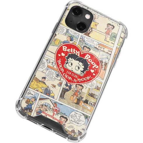 Betty Boop Comic Strip iPhone 13 Mini Clear Case