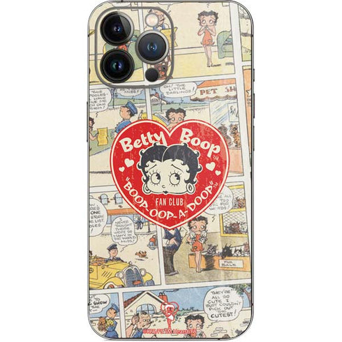 Betty Boop Comic Strip iPhone 13 Pro Max Skin