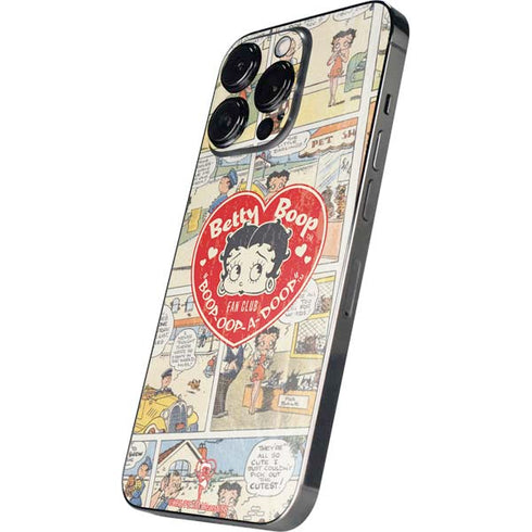 Betty Boop Comic Strip iPhone 13 Pro Max Skin