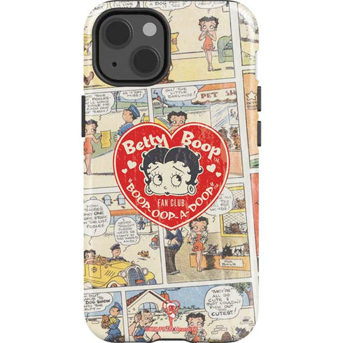 Betty Boop Comic Strip iPhone 15 Impact Case