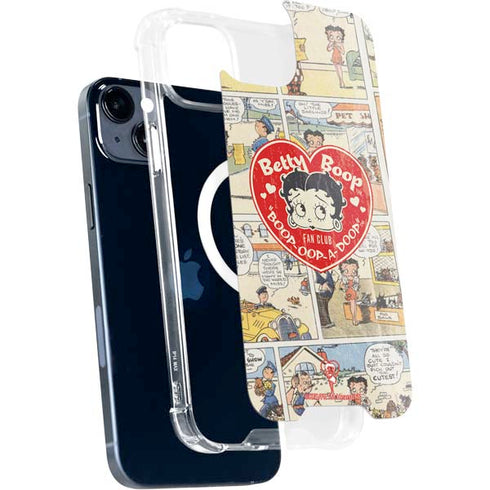 Betty Boop Comic Strip iPhone 14 Plus MagSafe Case
