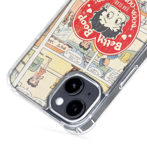 Betty Boop Comic Strip iPhone 15 Plus MagSafe Case