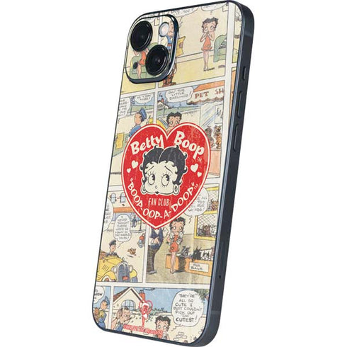 Betty Boop Comic Strip iPhone 15 Plus Skin