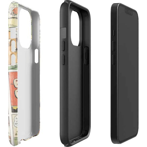 Betty Boop Comic Strip iPhone 14 Pro Impact Case