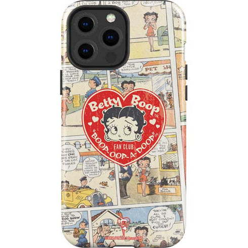 Betty Boop Comic Strip iPhone 15 Pro Max Impact Case