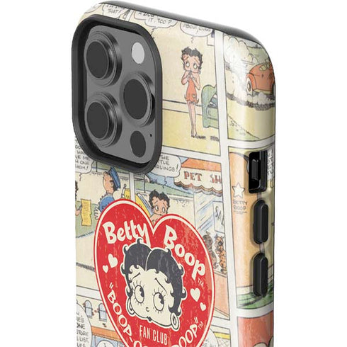 Betty Boop Comic Strip iPhone 15 Pro Max Impact Case