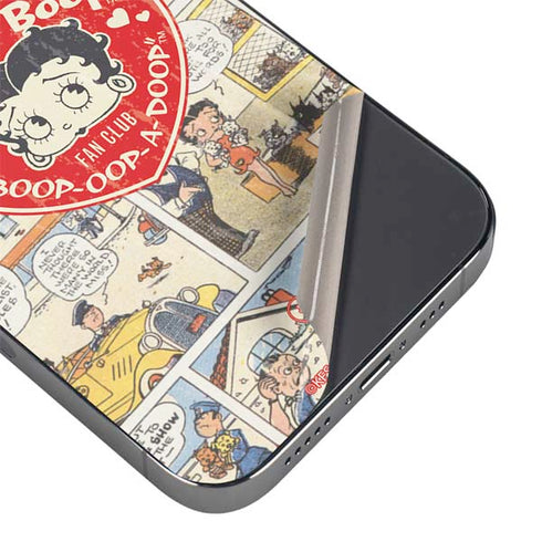 Betty Boop Comic Strip iPhone 14 Pro Max Skin