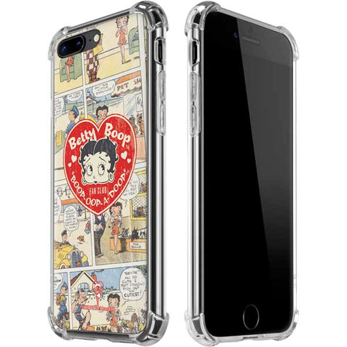 Betty Boop Comic Strip iPhone 7/8 Plus Clear Case