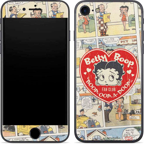 Betty Boop Comic Strip iPhone 8 Skin