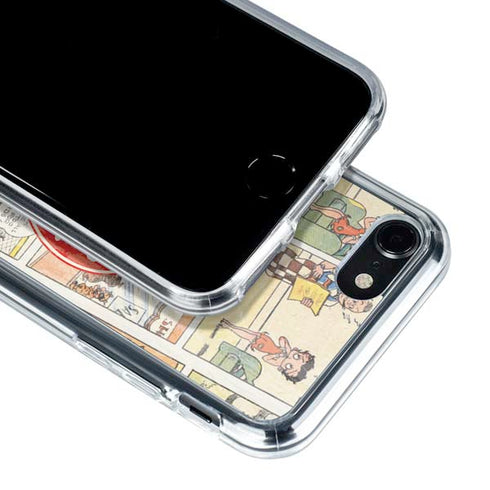 Betty Boop Comic Strip iPhone SE (2nd & 3rd Gen) Clear Case