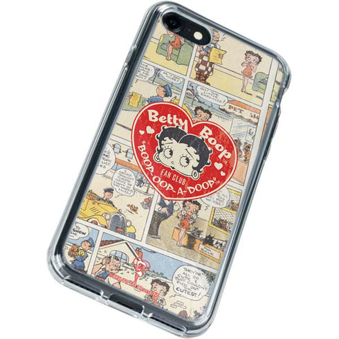 Betty Boop Comic Strip iPhone SE (2nd & 3rd Gen) Clear Case