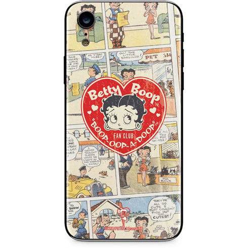 Betty Boop Comic Strip iPhone XR Skin