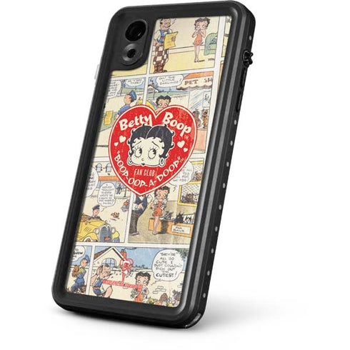 Betty Boop Comic Strip iPhone XR Waterproof Case