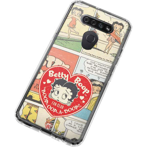 Betty Boop Comic Strip LG K51/Q51 Clear Case