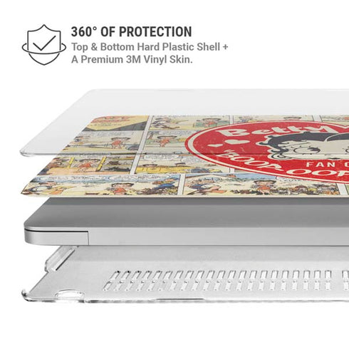 Betty Boop Comic Strip MacBook Air 13in M1 (2021) Case plus Skin