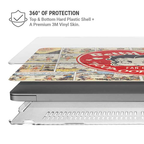Betty Boop Comic Strip MacBook Pro 16in (2021-25) Case plus Skin