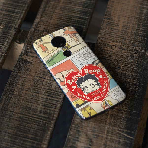 Betty Boop Comic Strip Moto E5 Plus Skin