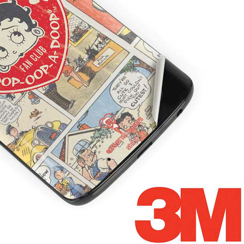 Betty Boop Comic Strip Moto G6 Skin