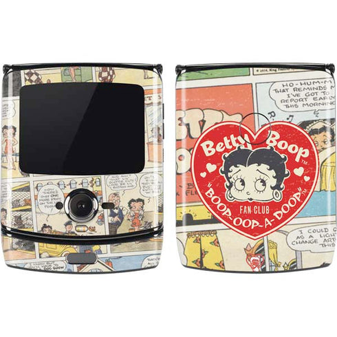 Betty Boop Comic Strip Motorola RAZR Skin