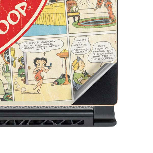 Betty Boop Comic Strip MSI GS65 Stealth Laptop Skin