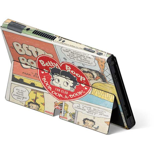 Betty Boop Comic Strip Nintendo Switch OLED (2021) Skin