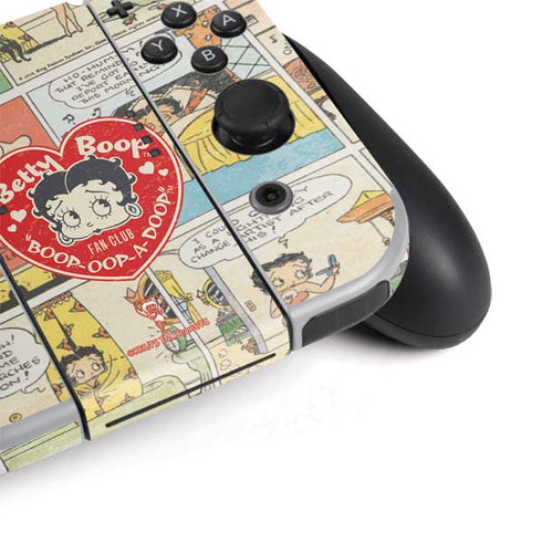 Betty Boop Comic Strip Nintendo Switch OLED (2021) Skin