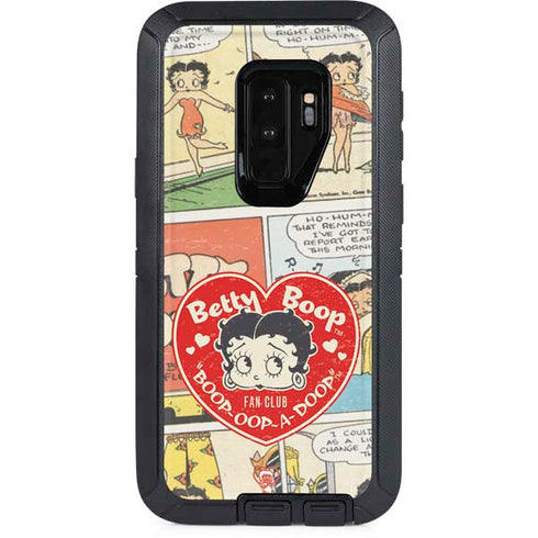 Betty Boop Comic Strip Otterbox Defender Galaxy Skin