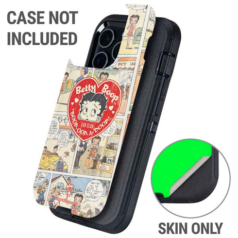 Betty Boop Comic Strip Otterbox Defender iPhone Skin
