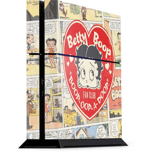 Betty Boop Comic Strip PS4 Console Skin